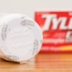 Safety Seal and Opening Instructions on Tylenol Bottle