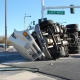 Overturned Truck