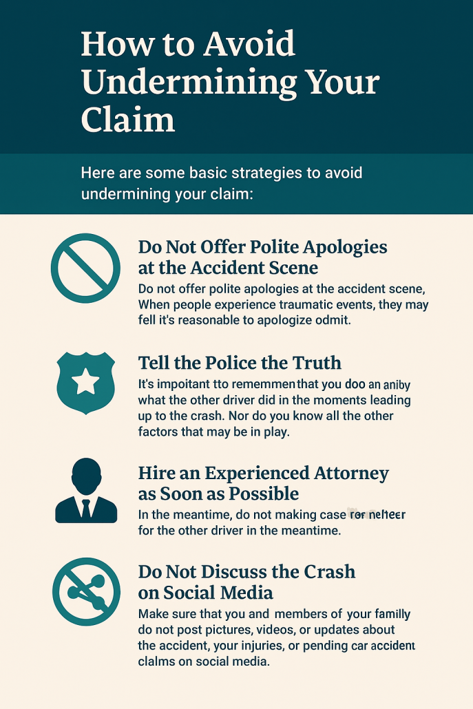 How to Avoid Undermining Your Claim