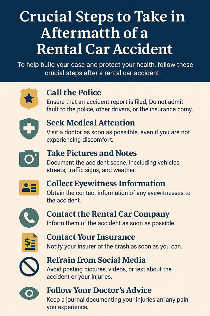 Crucial Steps to Take in the Aftermath of a Rental Car Accident