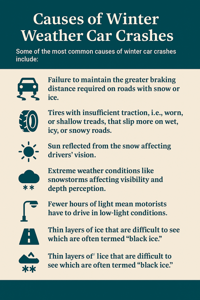Causes of Winter Weather Car Crashes