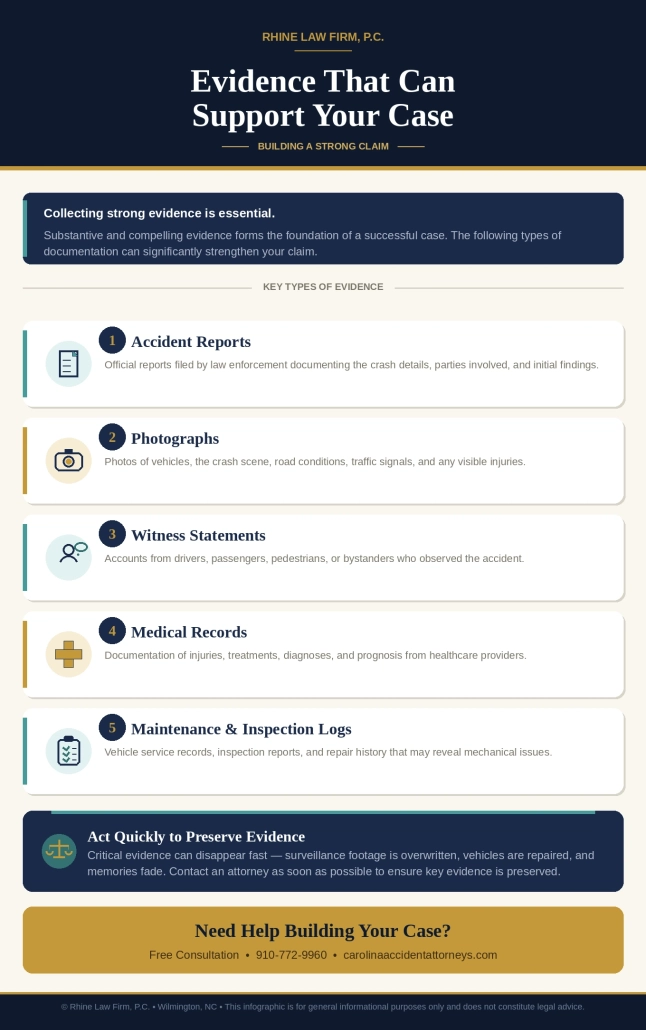 Evidence That Can Support Your Case