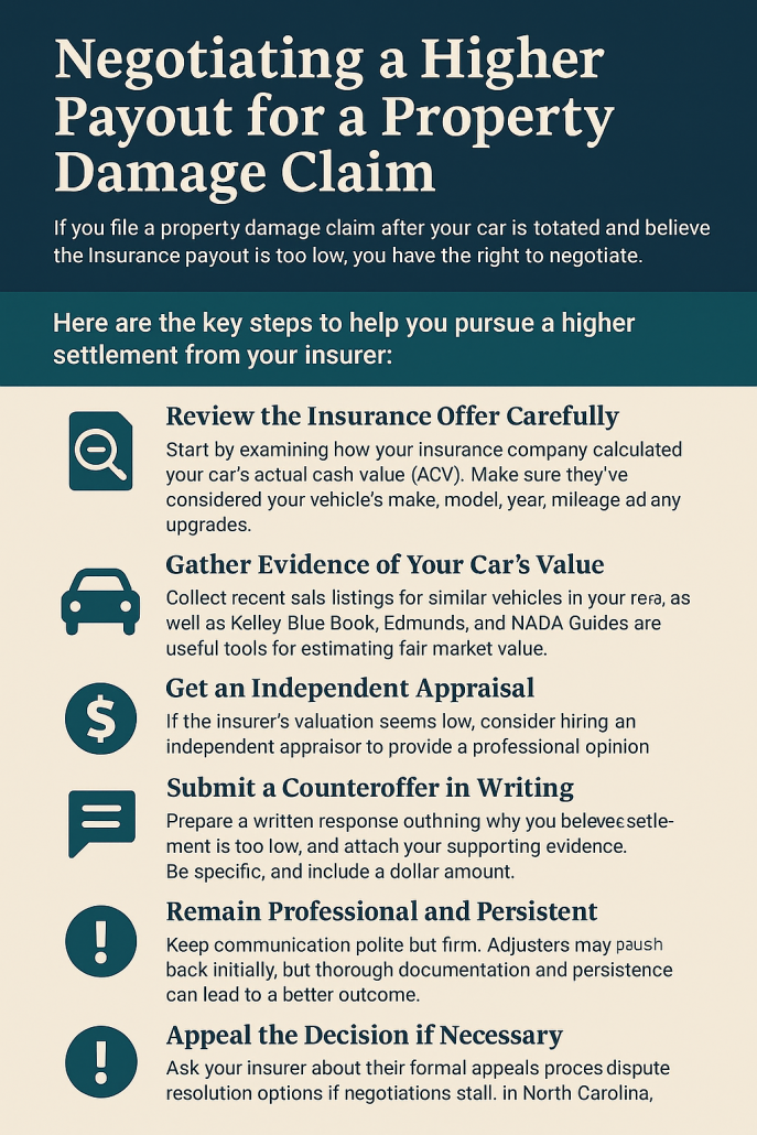 Negotiating a Higher Payout for a Property Damage Claim