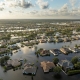 Aftermath of natural disaster.