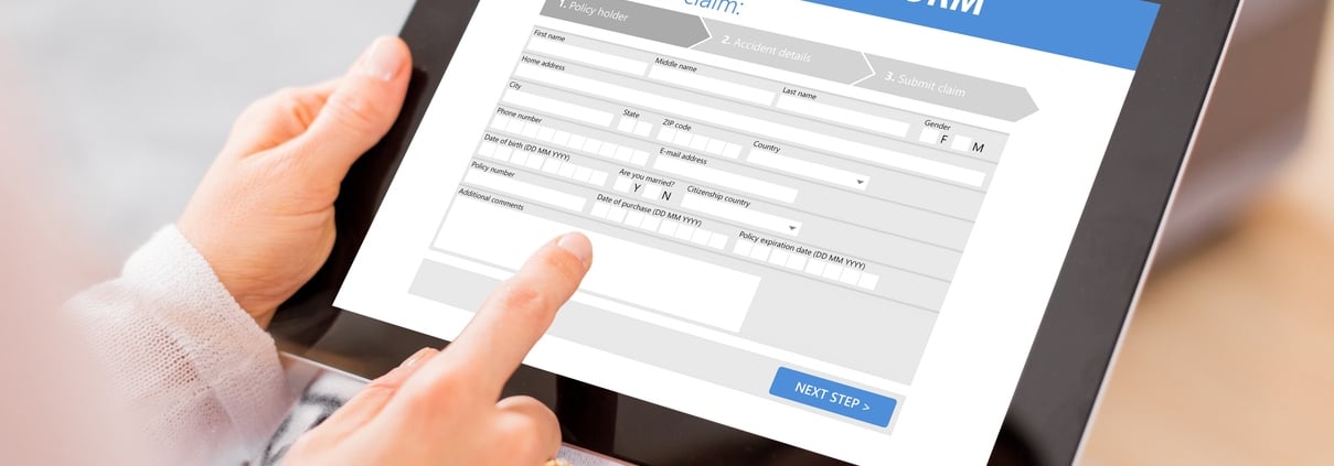 Insurance claim form