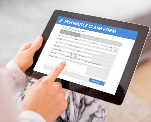 Insurance claim form